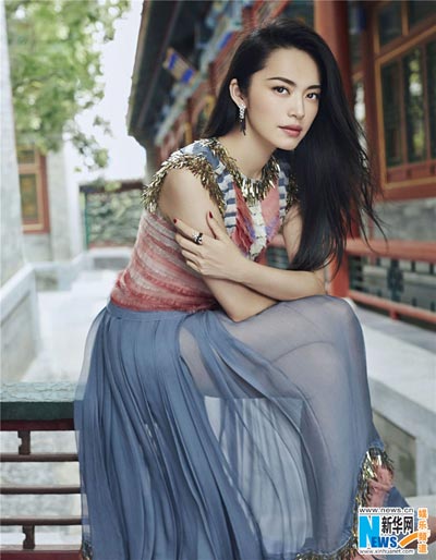 Actress Yao Chen poses for Femina magazine