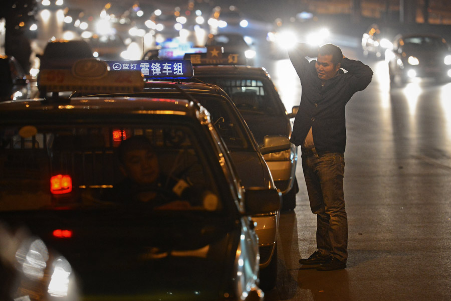 'Day' of a night shift taxi driver