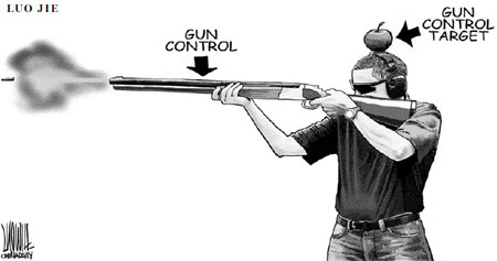 Gun control target