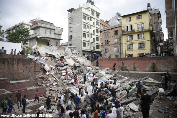 Nepalese people are not alone in fighting the quake
