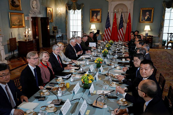 China-US dialogue displays shared will to work together