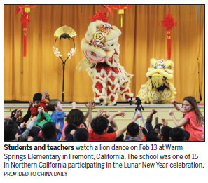 California schools experience wonder of Lunar New Year festivities