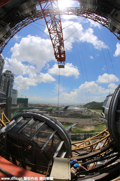 World's first figure 8 Ferris Wheel to be opened in Macao