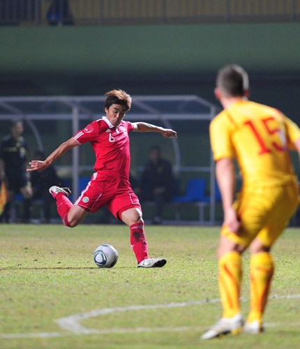 China beats Macedonia in Asian cup warm-up