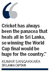 Sri Lanka victory a 'panacea'
