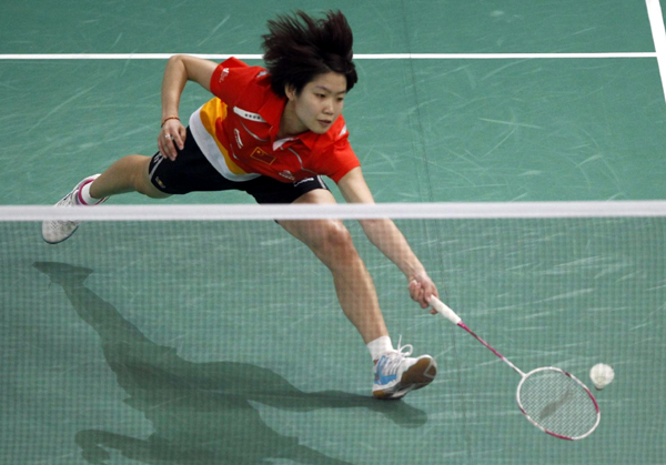 China enjoys smooth progress at Asian badminton champs