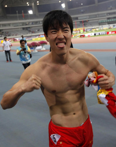 Liu Xiang ends Oliver's winning streak in high hurdles