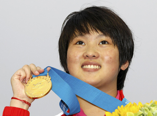 China's Chen wins second diving gold at worlds
