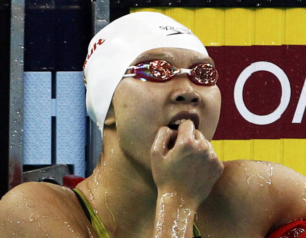 Zhao Jing crowned 'backstroke queen' at worlds