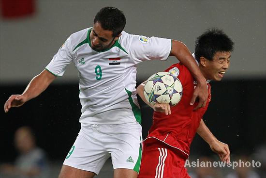 China's World Cup hopes dimmed after home loss to Iraq