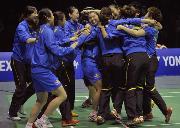 China takes Uber Cup from South Korea