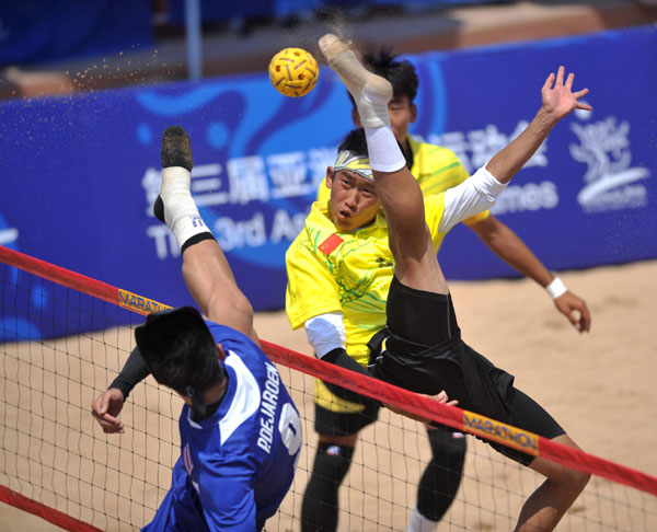 China leads medals table at 3rd Asian Beach Games