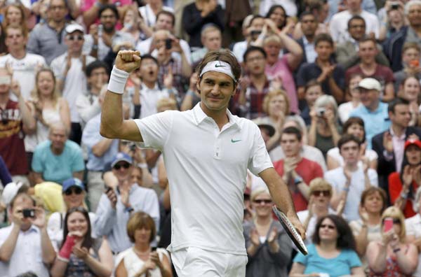 Federer puts on performance fit for a prince