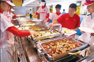 Buffet serves up Olympic recipe for success