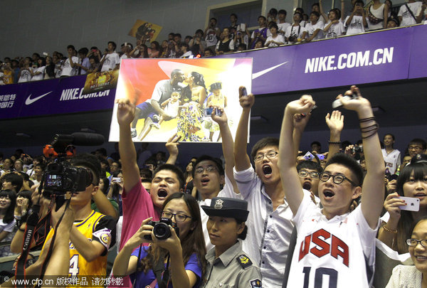 NBA stars fuel basketball mania in China