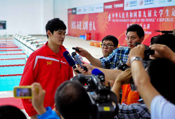 Sun Yang wins fourth gold at University Games