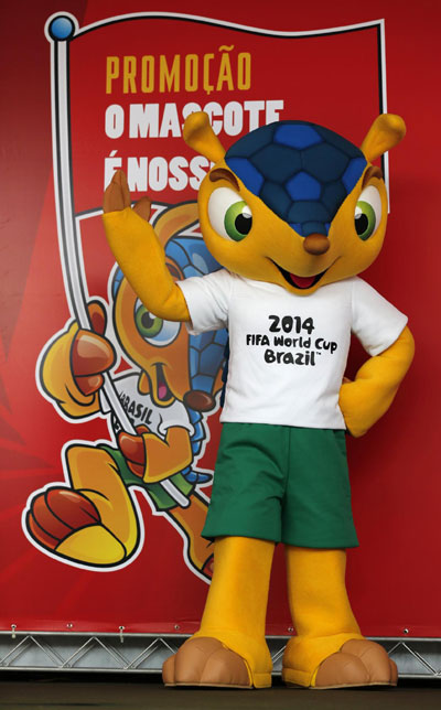 2014 World Cup mascot unveiled, waits to be named