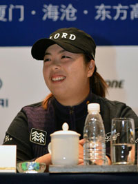 Feng Shanshan feeling no pressure on eve of Hyundai China Ladies Open