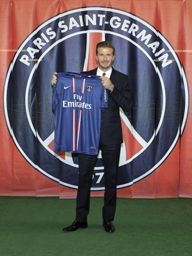 Beckham signs up for last tango in Paris St Germain