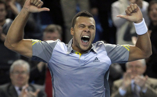 Tsonga saves another match point to down Berdych