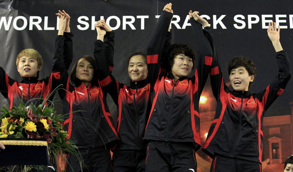 China wins 3 golds on final day of Short Track Speed Skating Worlds
