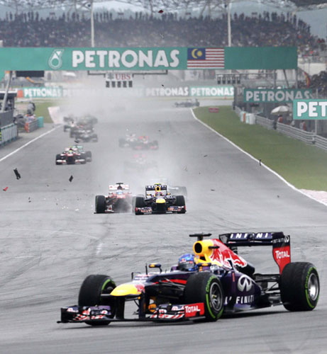 Vettel wins Malaysian Grand Prix