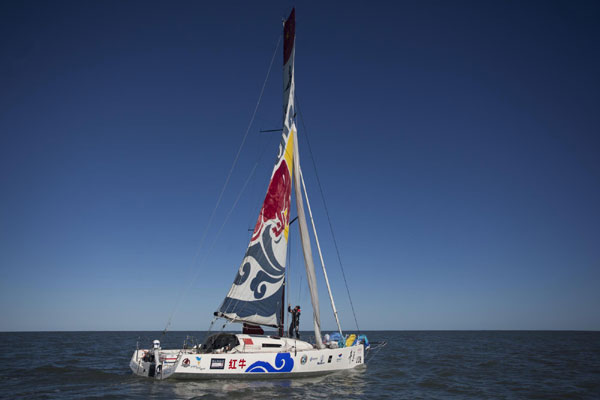 Chinese sailor set to finish solo world sailing