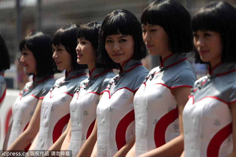 Chinese F1 models eye-catching at Shanghai Grand Prix