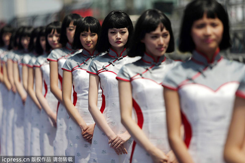 Chinese F1 models eye-catching at Shanghai Grand Prix