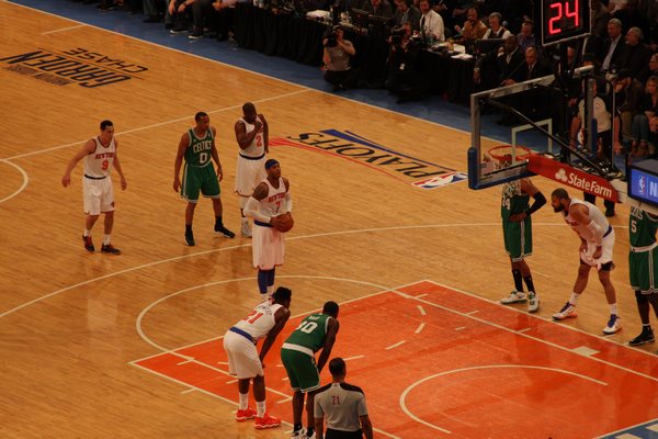 Knicks take 2-0 over Celtics in postseason
