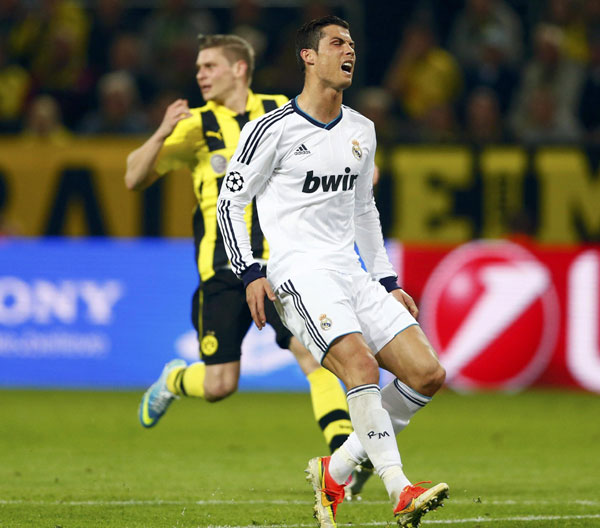 Dortmund crushes Real 4-1 in Champions League semis