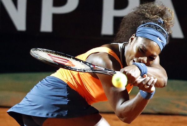 Serena gains sisterly revenge on Robson in Rome