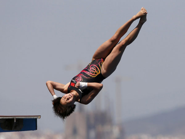 Chen on top again in women’s platform diving at worlds