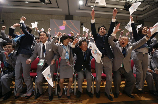 Abe speech helps secure 2020 Games for Tokyo