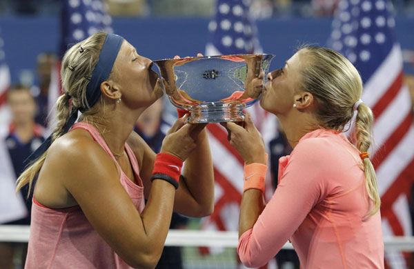 Czech pair win US Open women's doubles title