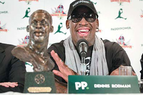 Rodman's road show returning to DPRK for two games