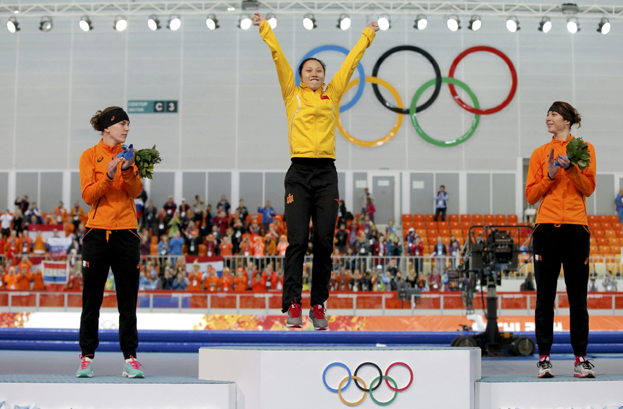 Zhang brings hope to China's speed skating