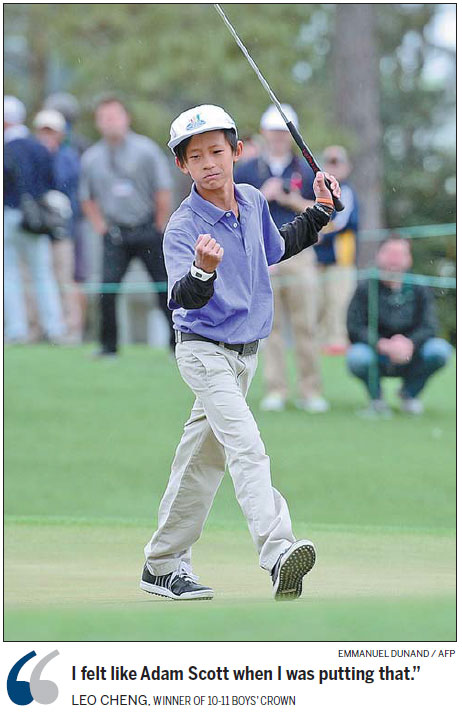 Chinese-American youngsters shine at Augusta National