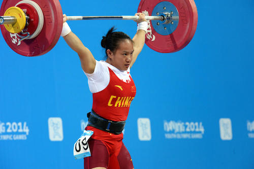 Weightlifter Jiang wins China's first medal at Nanjing YOG