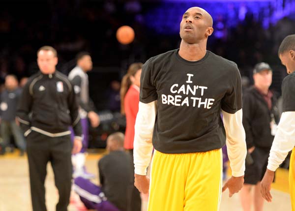 NBA stars Kobe, LeBron join protest of police violence