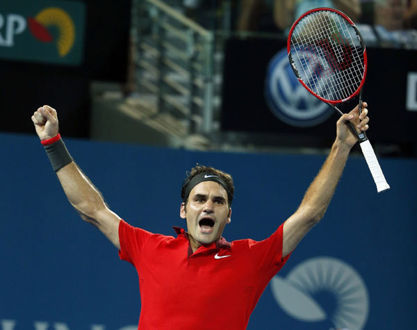 Federer claims 1,000th career win in Brisbane final