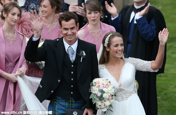 Andy Murray weds long-time girlfriend