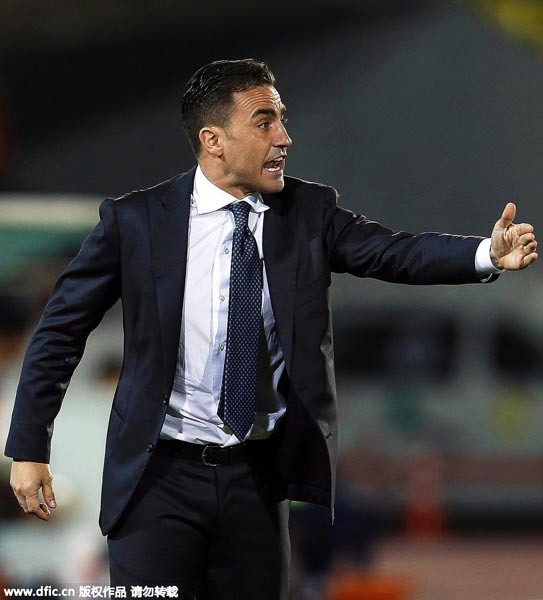 Get angry, get even, says Guangzhou boss Cannavaro