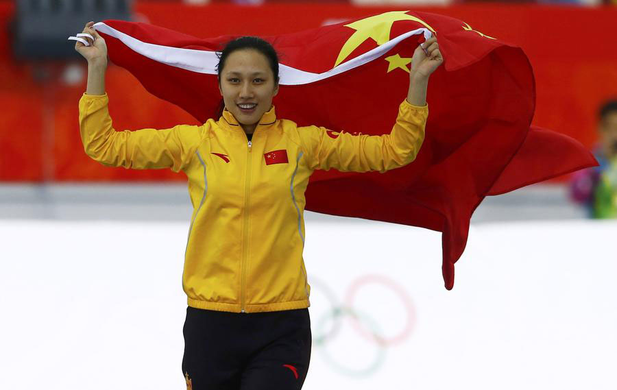 Olympic champion Zhang tries to stay fast and beautiful