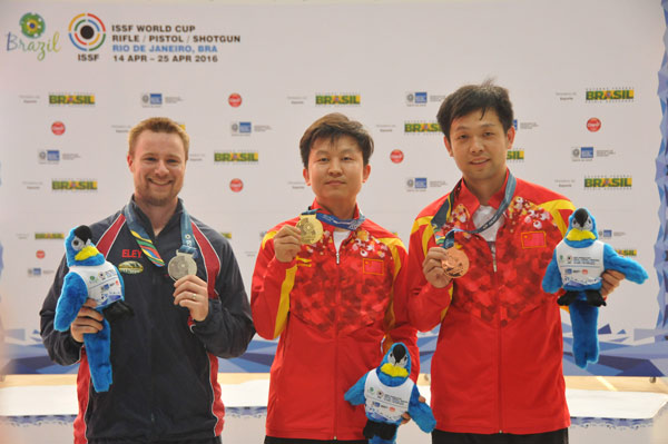 China top medal tally at Olympic shooting test event