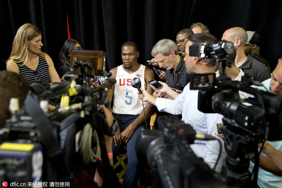 Anthony, Durant lead USA Basketball Rio squad