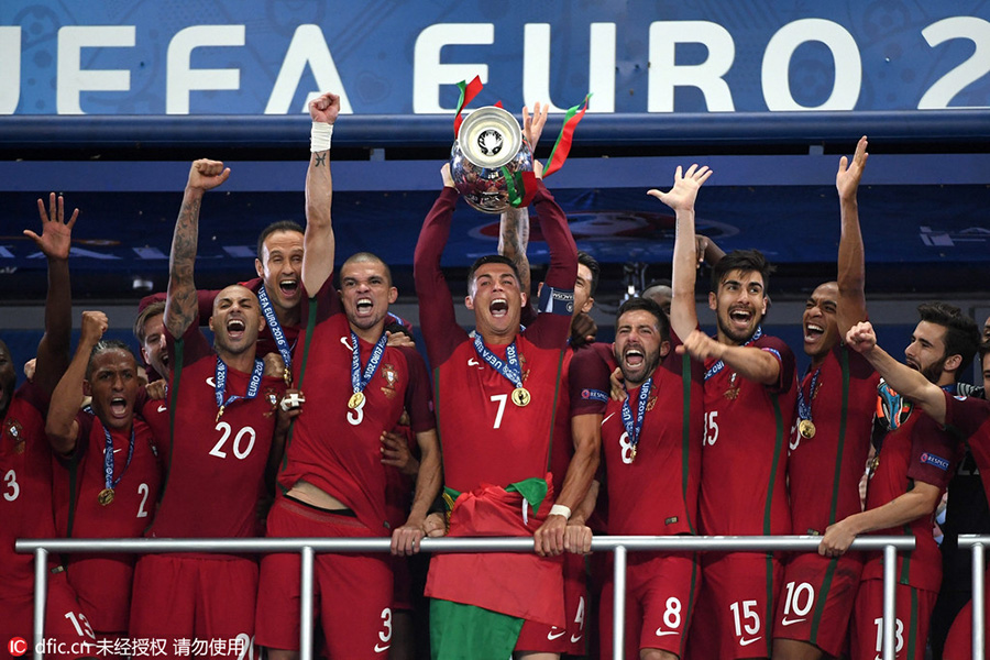 Ronaldo-less Portugal beat hosts France 1-0 to win Euro 2016 title