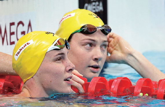 Aussie sisters set to savor their duel in the pool
