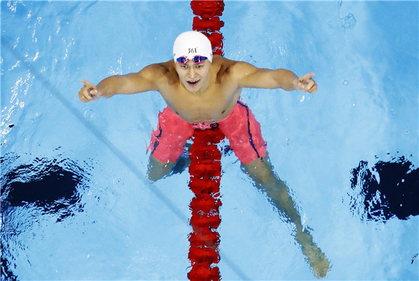 Sun Yang makes sweet revenge, backstroke swimmers make podium finish