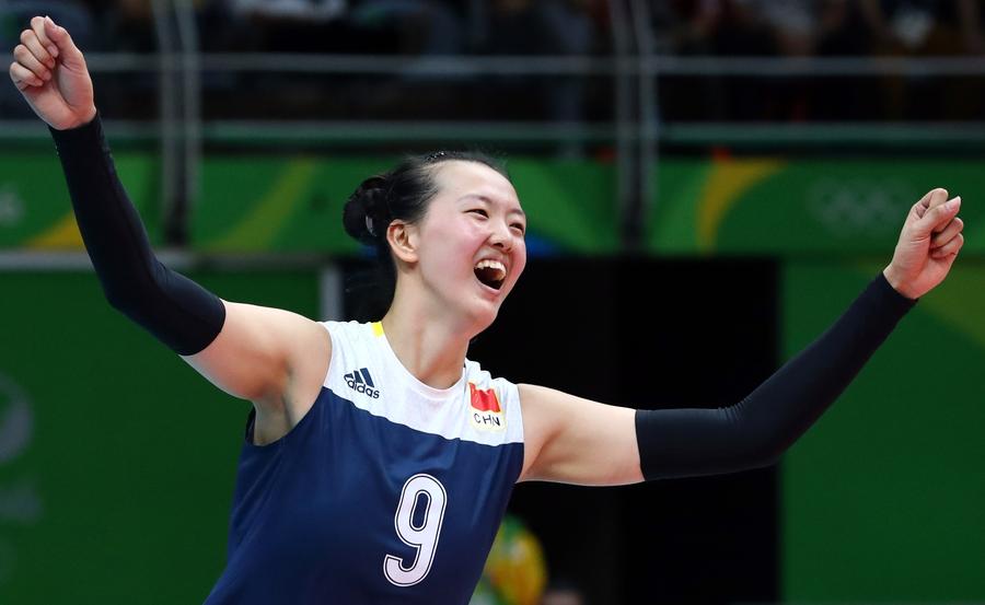 China edges Brazil in Olympic volleyball women's quarterfinals